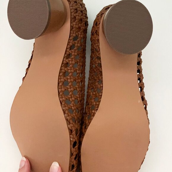 NWOT Allura Woven Pump in Camel size 8.5 - Picture 5 of 7